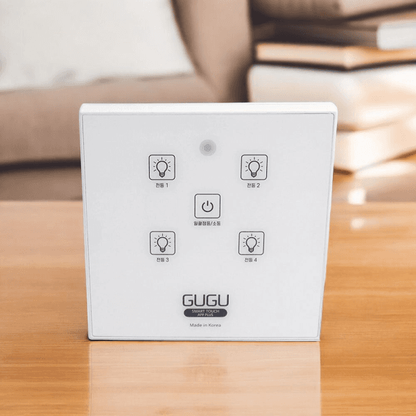 GUGU标准无线触摸开关4通道