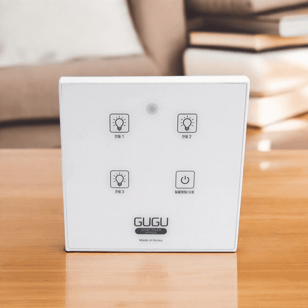 GUGU标准无线触摸开关3通道