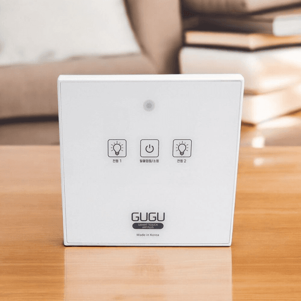 GUGU标准无线触摸开关2通道