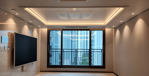 우물천장 프레임